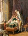 louis-philippe duke of valois on the cradle by Lépicié Nicolas Bernard